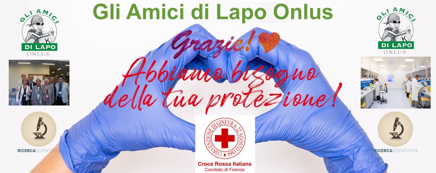 Gli Amici di Lapo Onlus ha modo di parlare di Kawasaki anche in questo momento drammatico; grazie al sostegno ricevuto dona attrezzature alla Croce Rossa Italiana per 3.000€